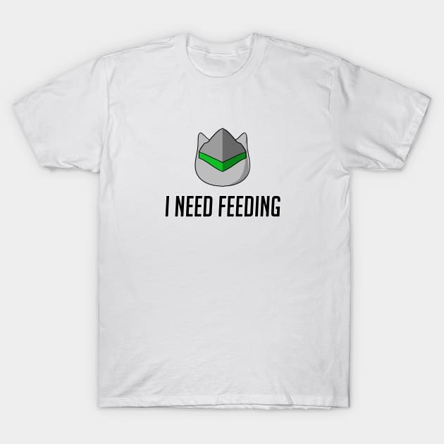 Kittenji "I need feeding" - Katsuwatch T-Shirt by dillongoo
